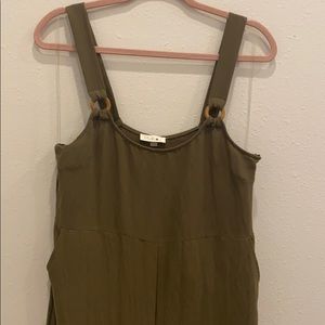 Bikini beach overalls
